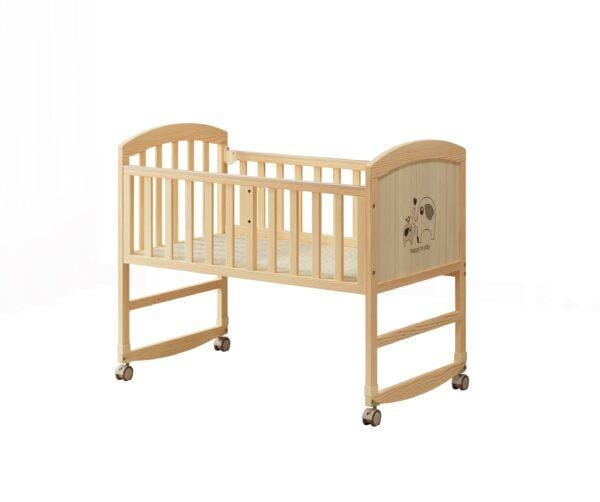 BabyLiv® 6-in-1 Convertible Wooden Baby Crib – From Baby Cot to Cradle, Then Rocker, Kid’s Sofa, Study Desk & Mosquito Net – Crafted with Premium New Zealand Pine Wood | A Multifunctional Baby Bed for Newborns and Toddlers