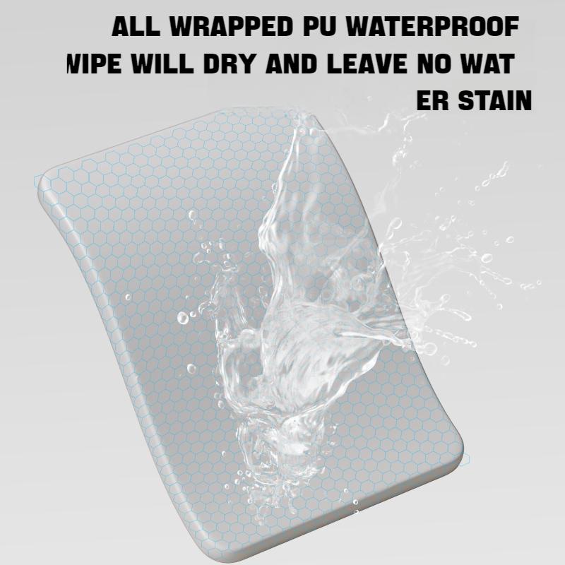 BabyLiv 8-in-1 Deluxe Diaper Changing Table - Multi-Function Foldable Baby Station with 8 Storage Compartments, Waterproof Pad & Wheels - ISO 9001:2015 & CE Certified Nursery Organizer Grey